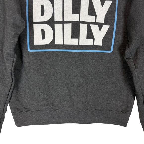 Bud Light Port & Company Ring Spun Dilly Dilly Sweatshirt Men's Medium Gray - Picture 4 of 11